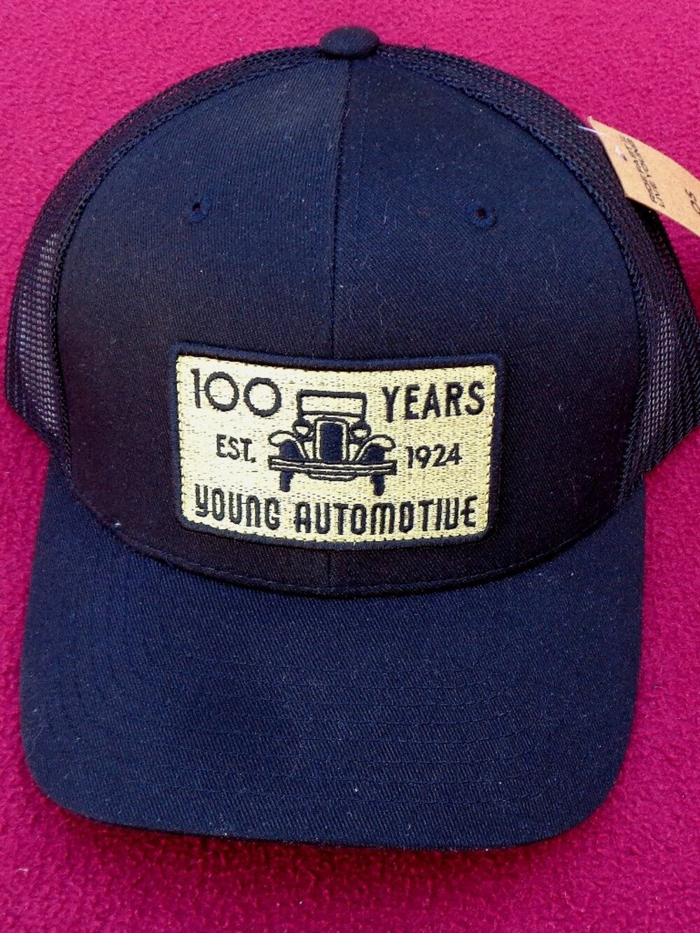 new with tag 100 years young automotive dealership snapback baseball cap